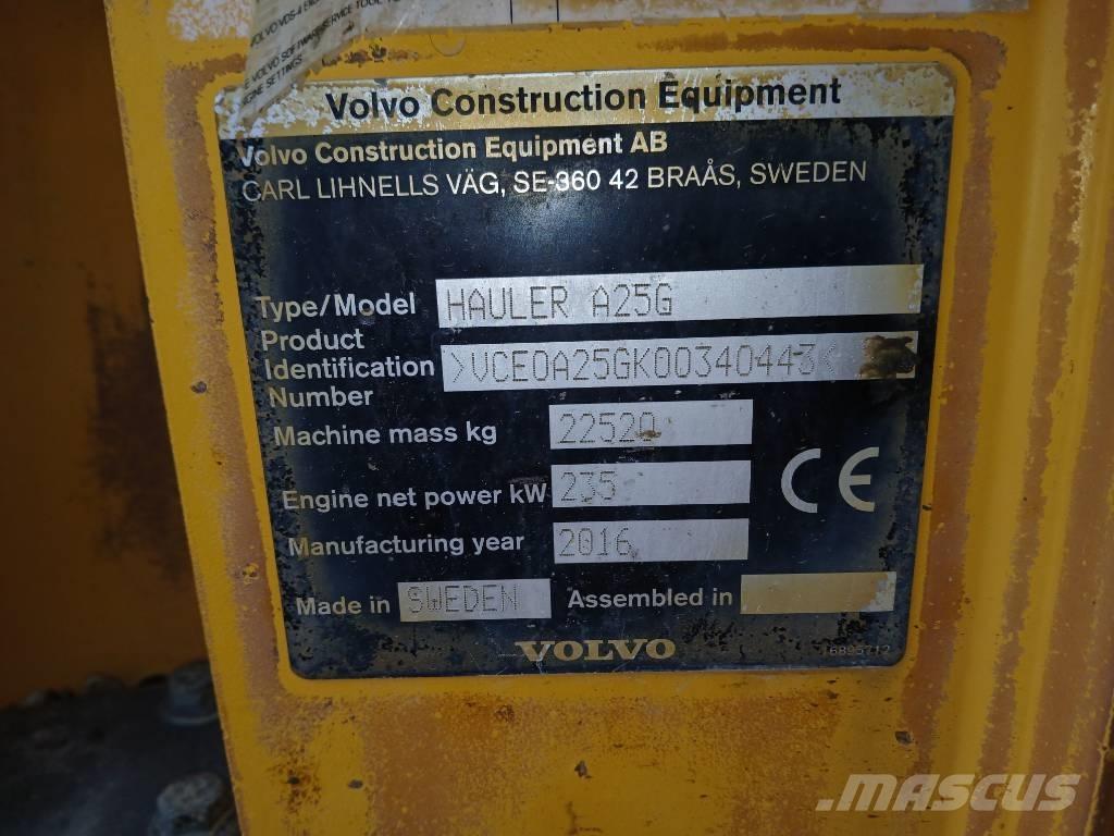 Volvo A 25 G Karjeriniai savivarčiai