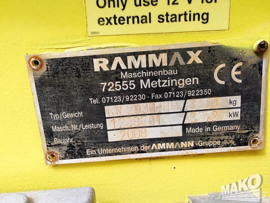 Rammax RW 2900 Porinių būgnų volai