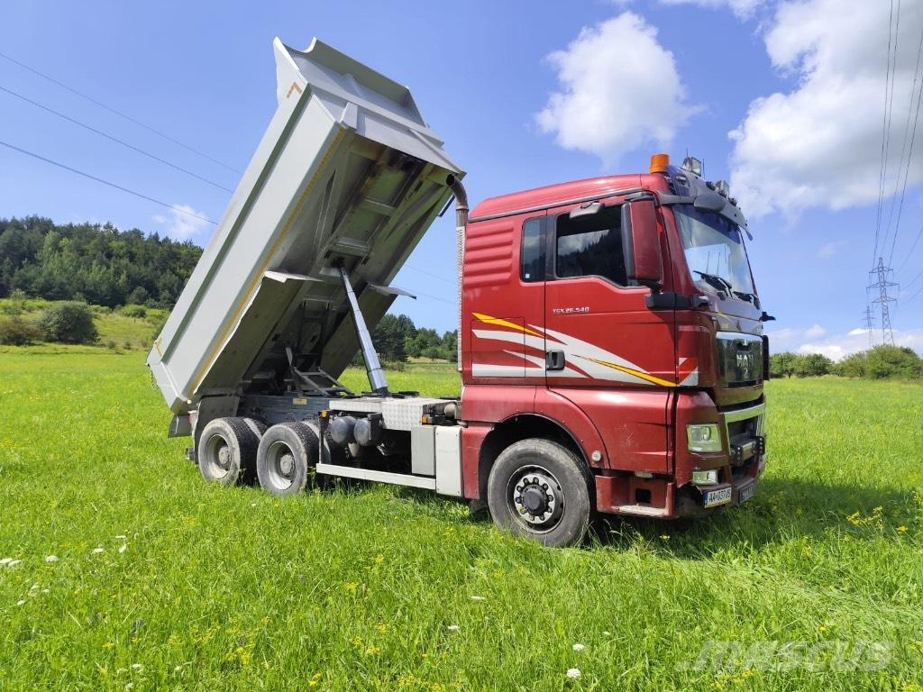 MAN TGX 26.540 Savivarčių priekabų vilkikai