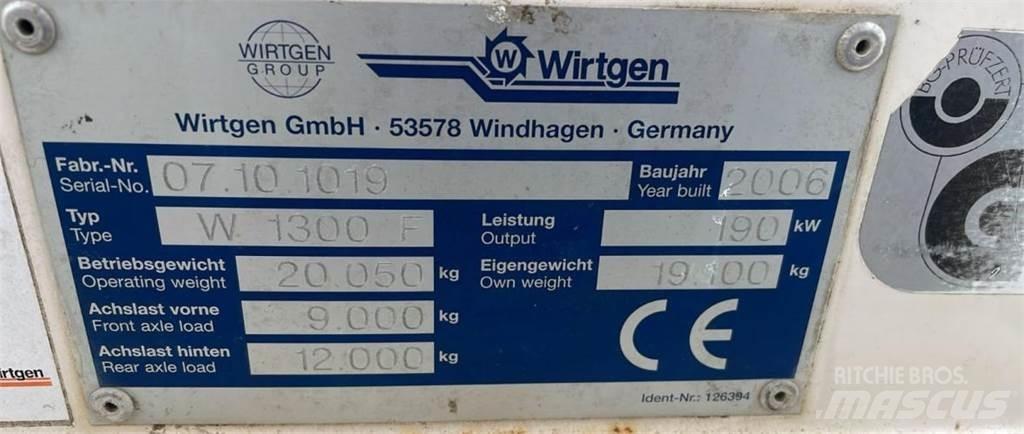 Wirtgen W 1300 F Asfalto šalto frezavimo technika