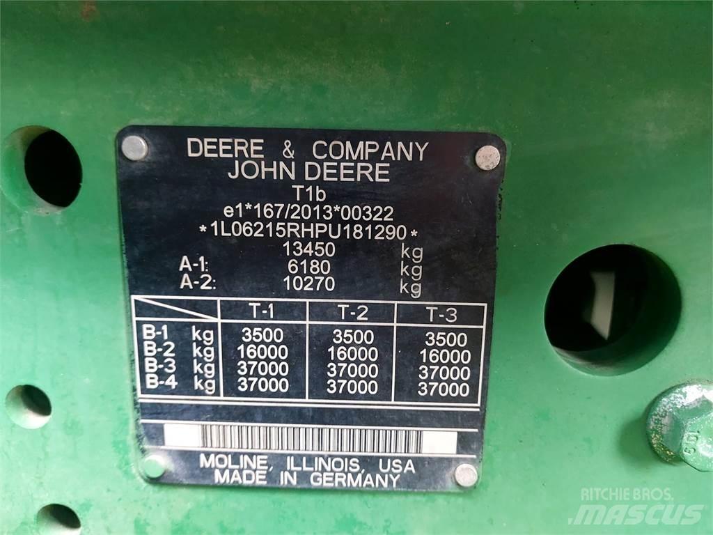 John Deere 6R 215 Traktoriai