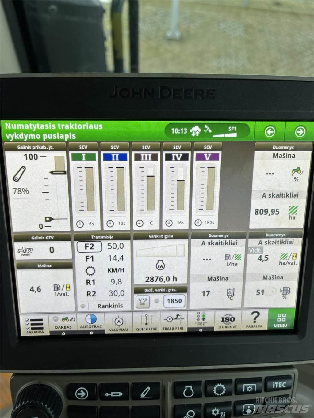 John Deere 8R410 Traktoriai
