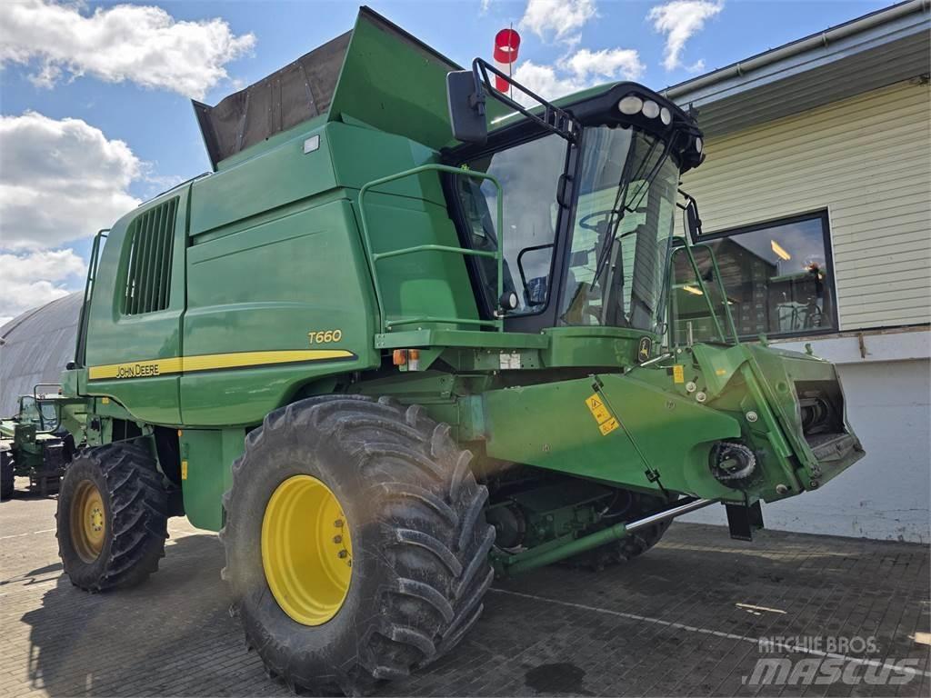 John Deere T660 Derliaus nuėmimo kombainai