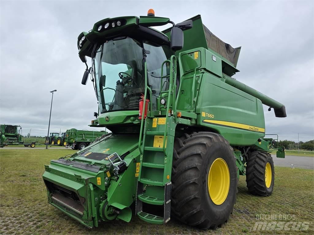 John Deere T660 Derliaus nuėmimo kombainai