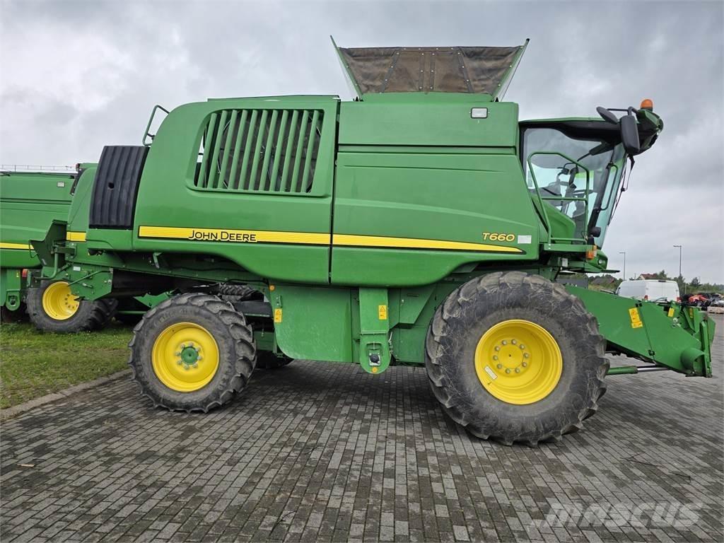 John Deere T660 Derliaus nuėmimo kombainai