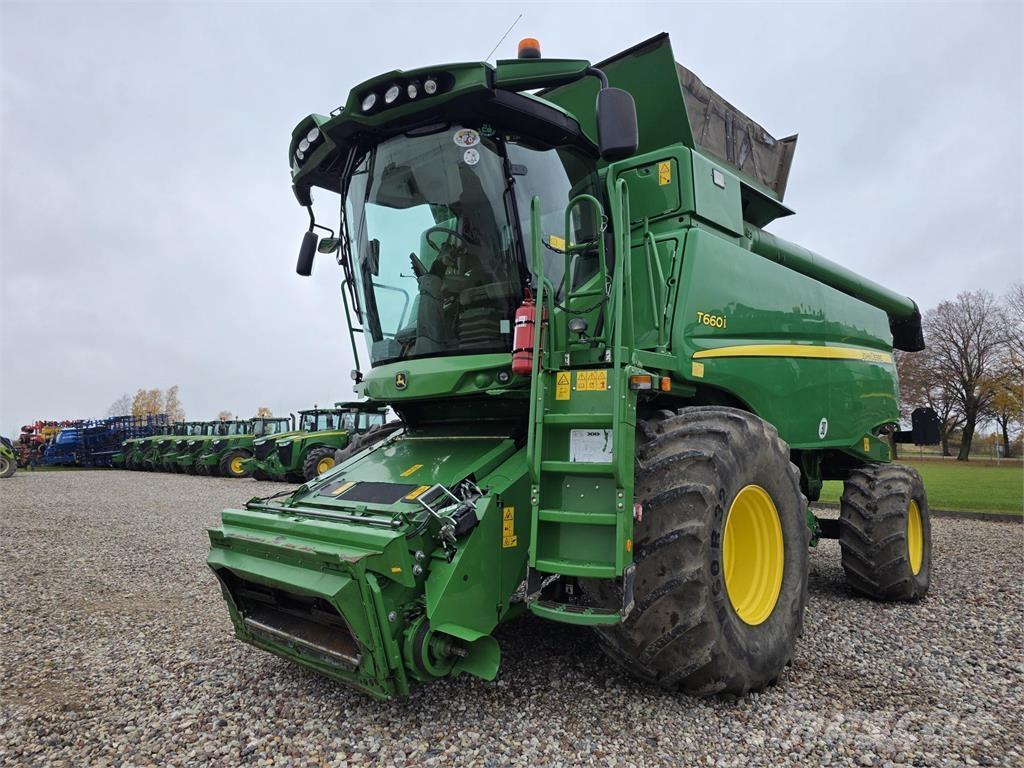 John Deere T660 Derliaus nuėmimo kombainai