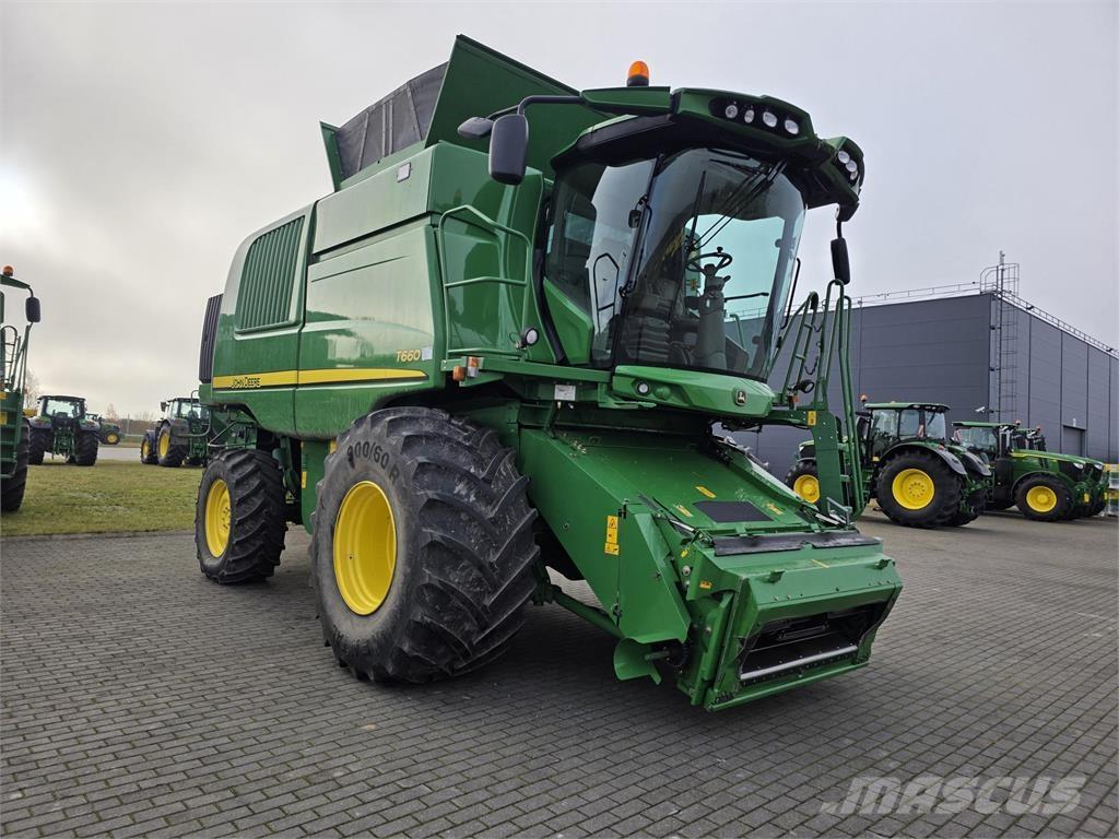 John Deere T660 Derliaus nuėmimo kombainai
