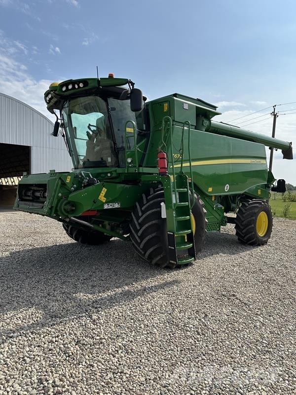 John Deere T670 Derliaus nuėmimo kombainai