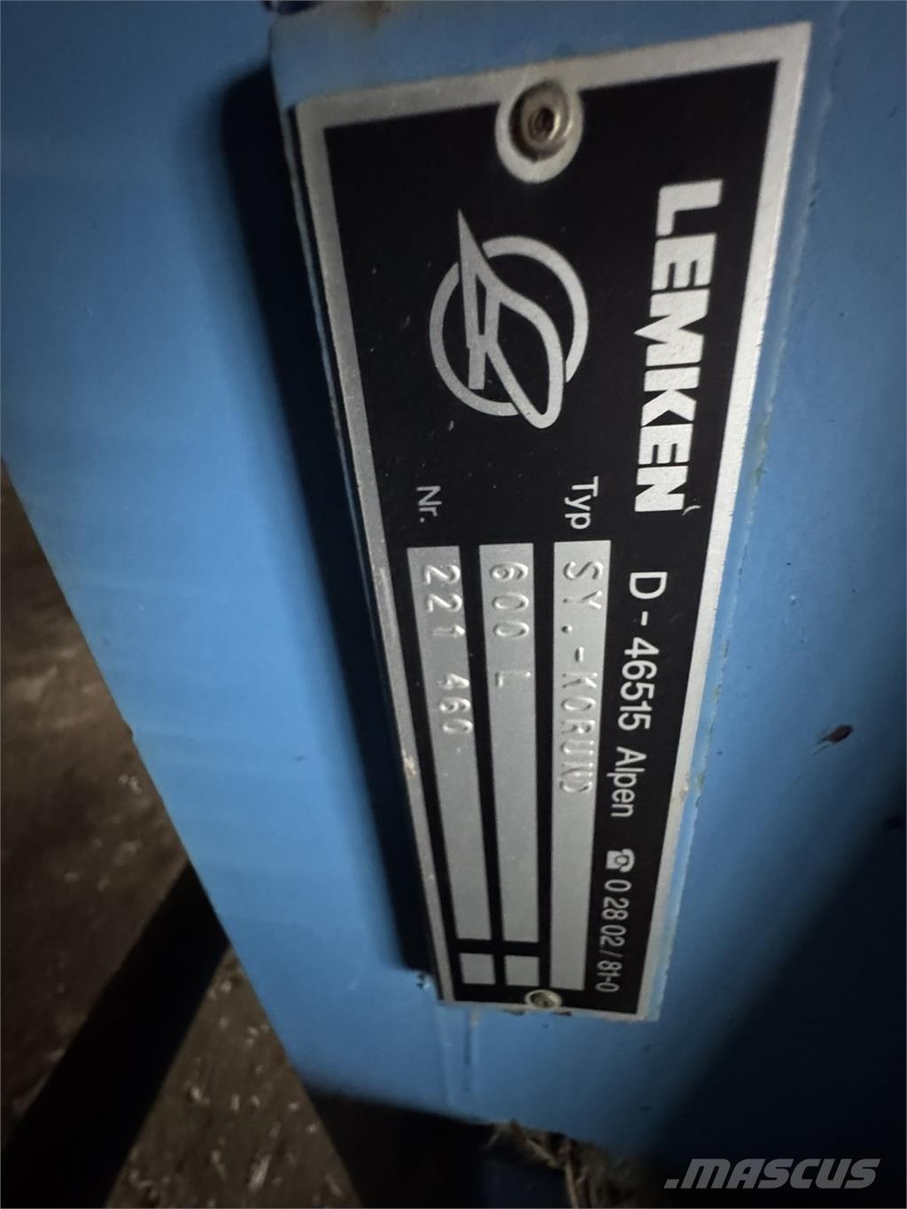 Lemken System-Korund Kiti pašarų derliaus nuėmimo įrengimai