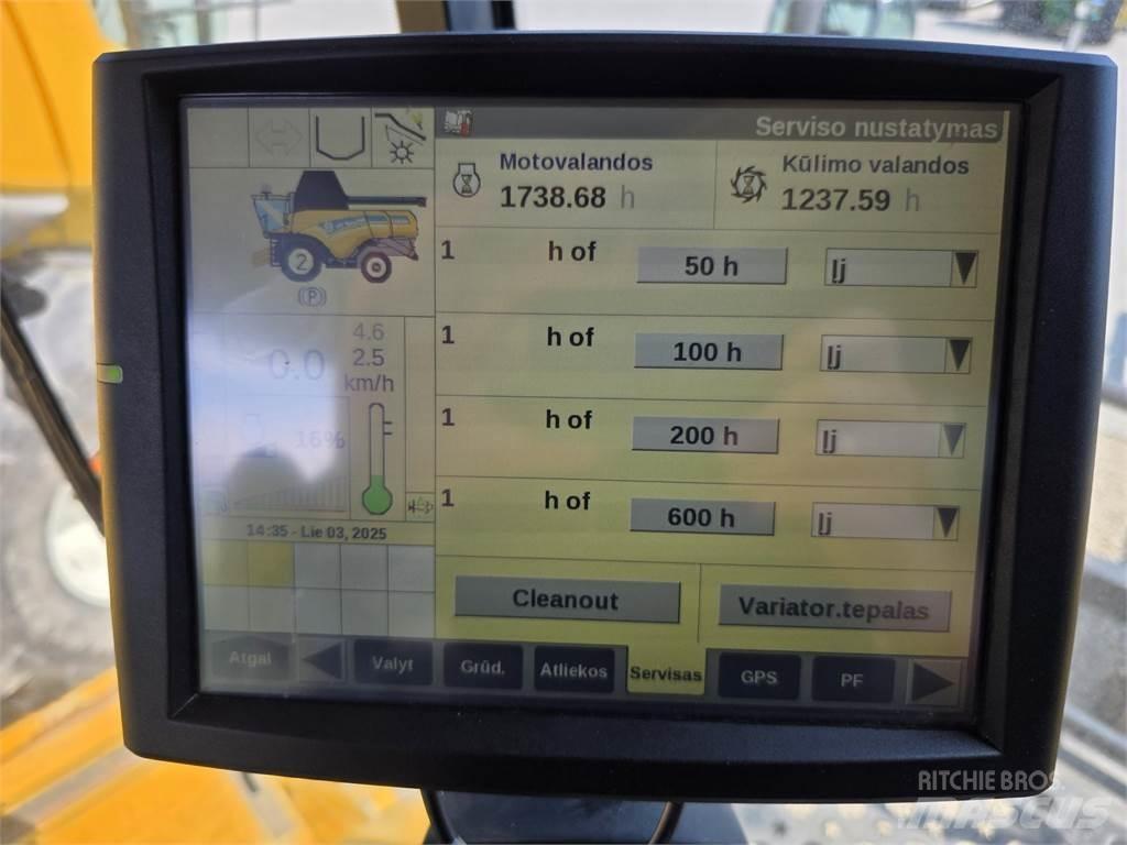 New Holland CX8.85 Derliaus nuėmimo kombainai