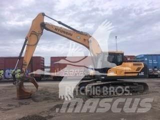 Hyundai HX220L Vikšriniai ekskavatoriai
