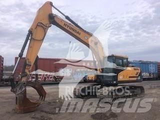 Hyundai HX220L Vikšriniai ekskavatoriai