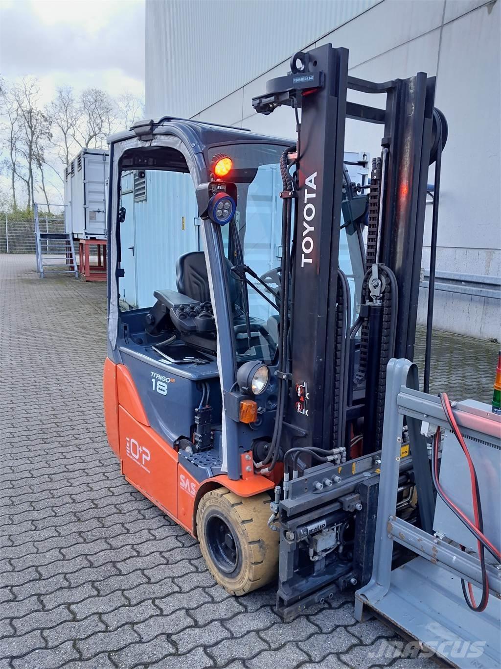 Toyota 8FBEKT18 Elektriniai šakiniai krautuvai