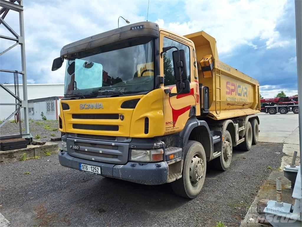 Scania P 380 8X4 Savivarčių priekabų vilkikai