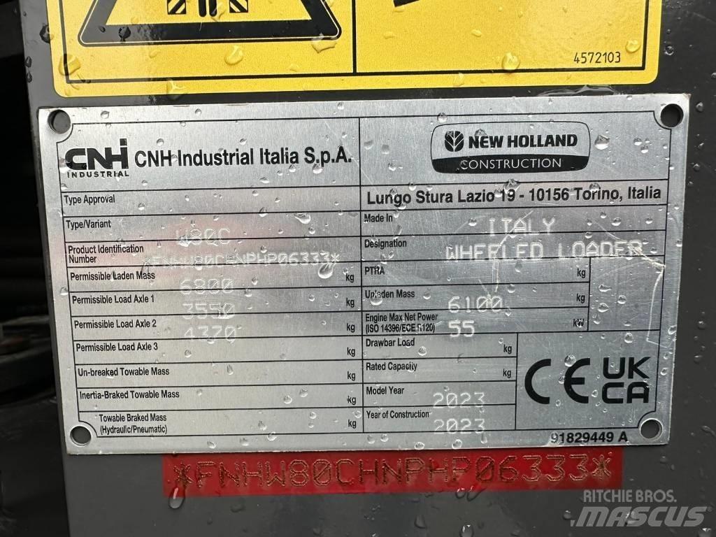 New Holland W 80 C Daugiafunkciniai pakrovėjai