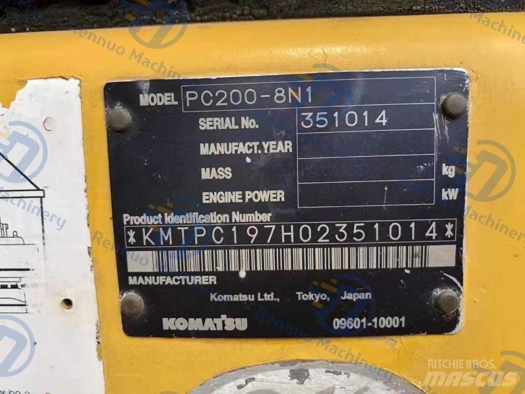 Komatsu PC 200-8N1 Vikšriniai ekskavatoriai