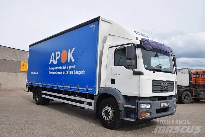 MAN TGM 18.280 Priekabos su tentu