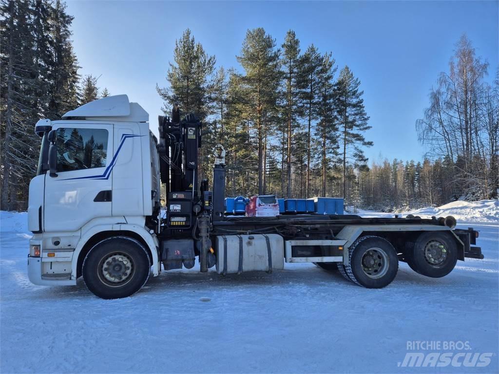 Scania R420 Automobiliniai kranai