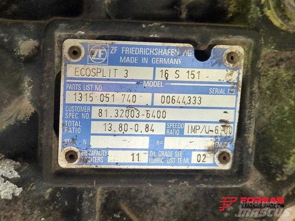 ZF ECOSPLIT 16S - 151 Pavarų dėžės