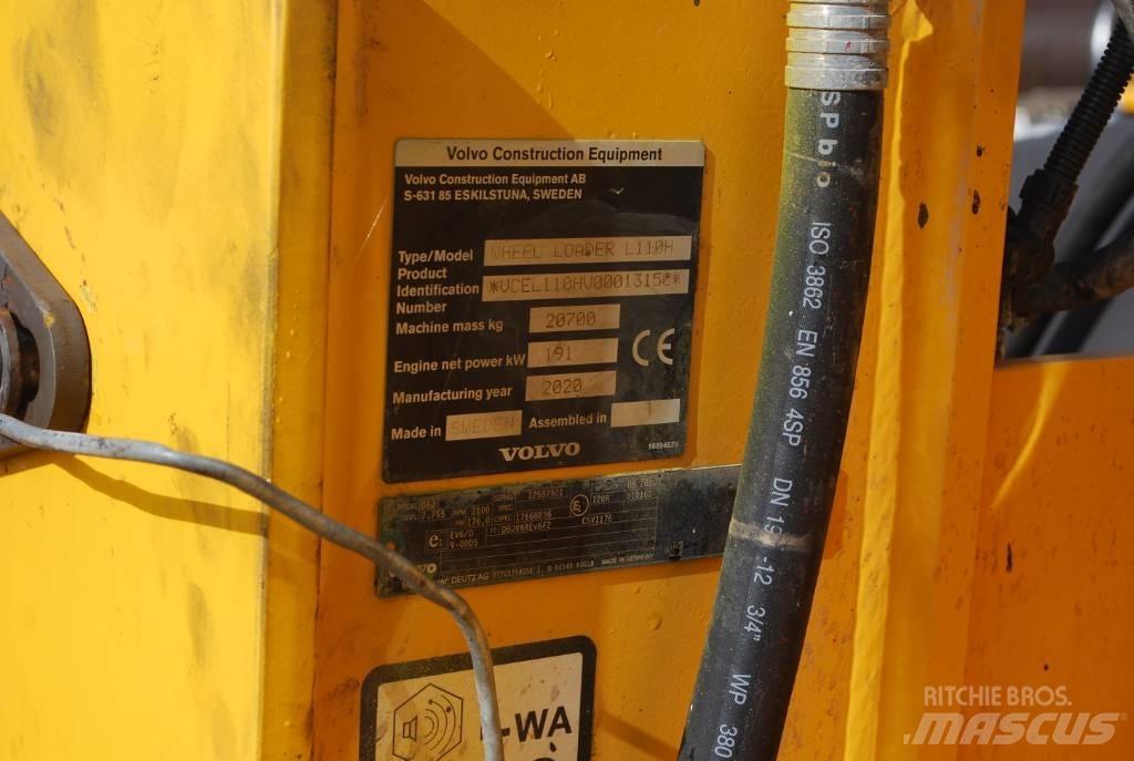 Volvo L 110 H Naudoti ratiniai krautuvai