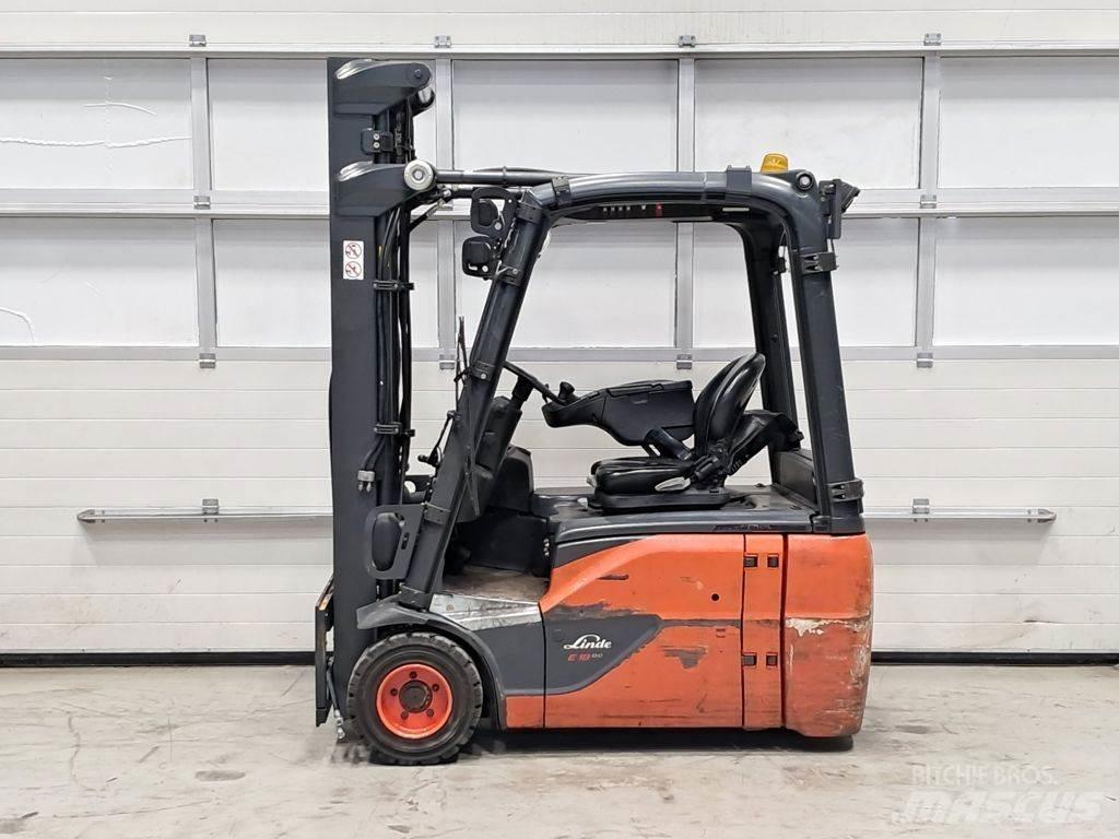 Linde E18-02 Elektriniai šakiniai krautuvai