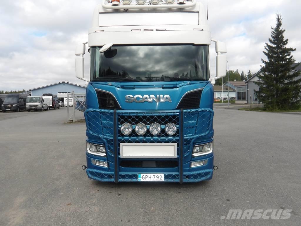 Scania R580 6x2 Sunkvežimiai su keliamuoju kabliu