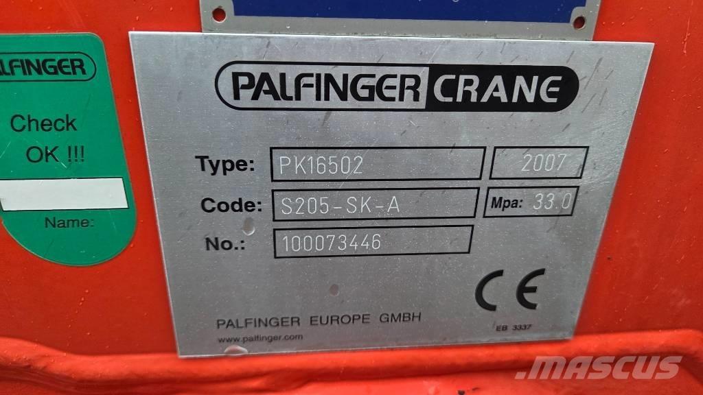 Palfinger PK 16502 Keltuvai-krautuvai