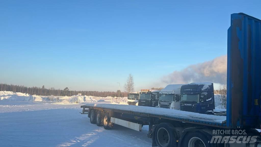 Krone Puoliperävaunu Bortinių sunkvežimių priekabos su nuleidžiamais bortais