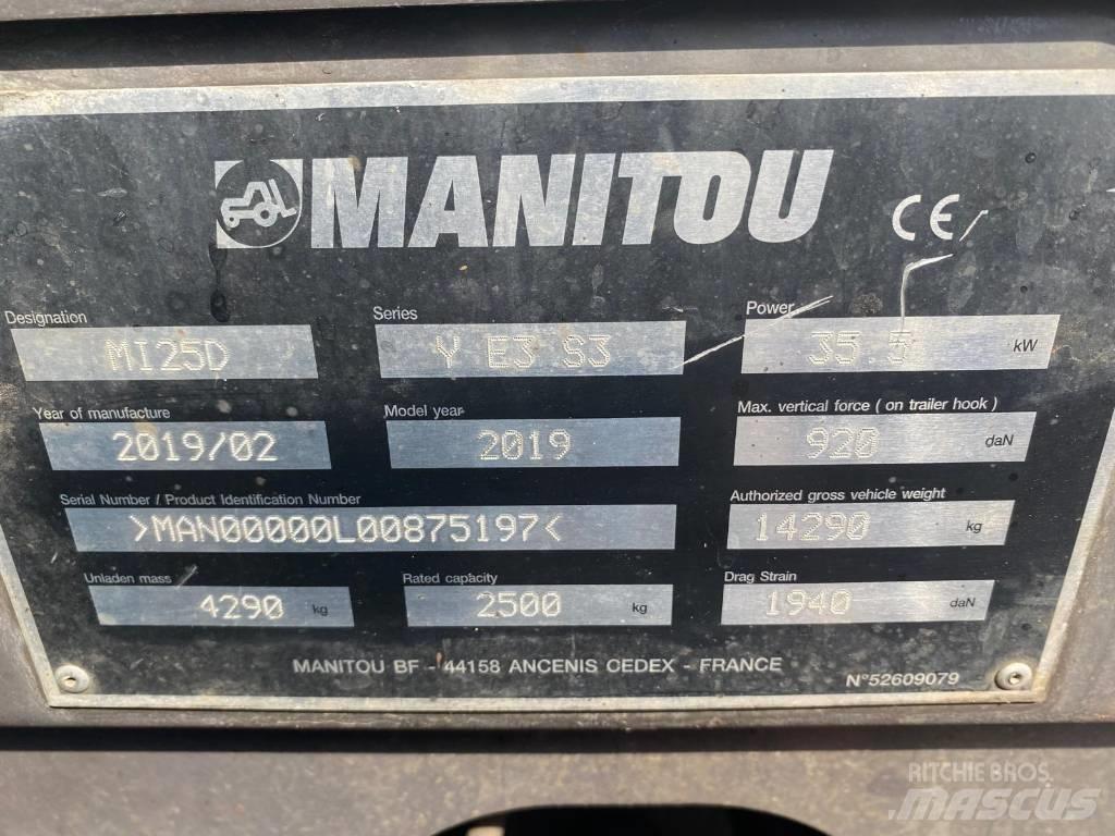 Manitou Mi25D Dyzeliniai krautuvai