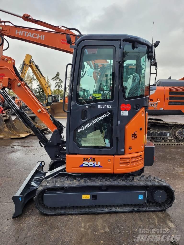 Hitachi ZX 26 U-6 Mini ekskavatoriai < 7 t