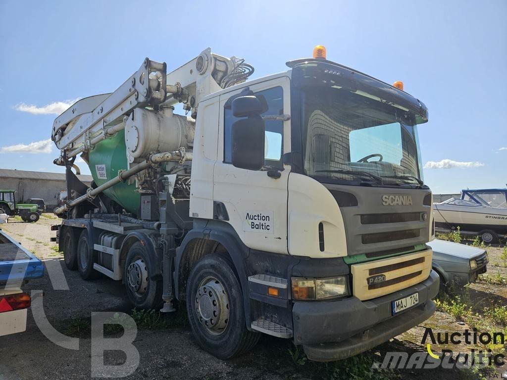Scania P 420 Betono siurbliai