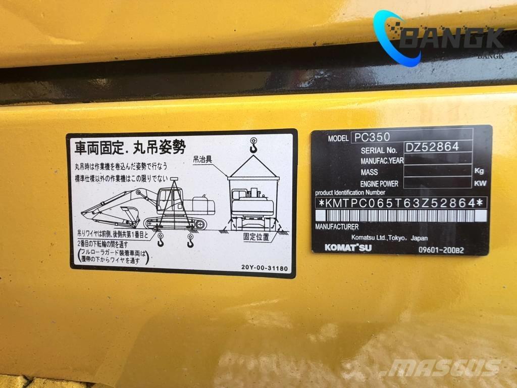 Komatsu PC 350 Vikšriniai ekskavatoriai
