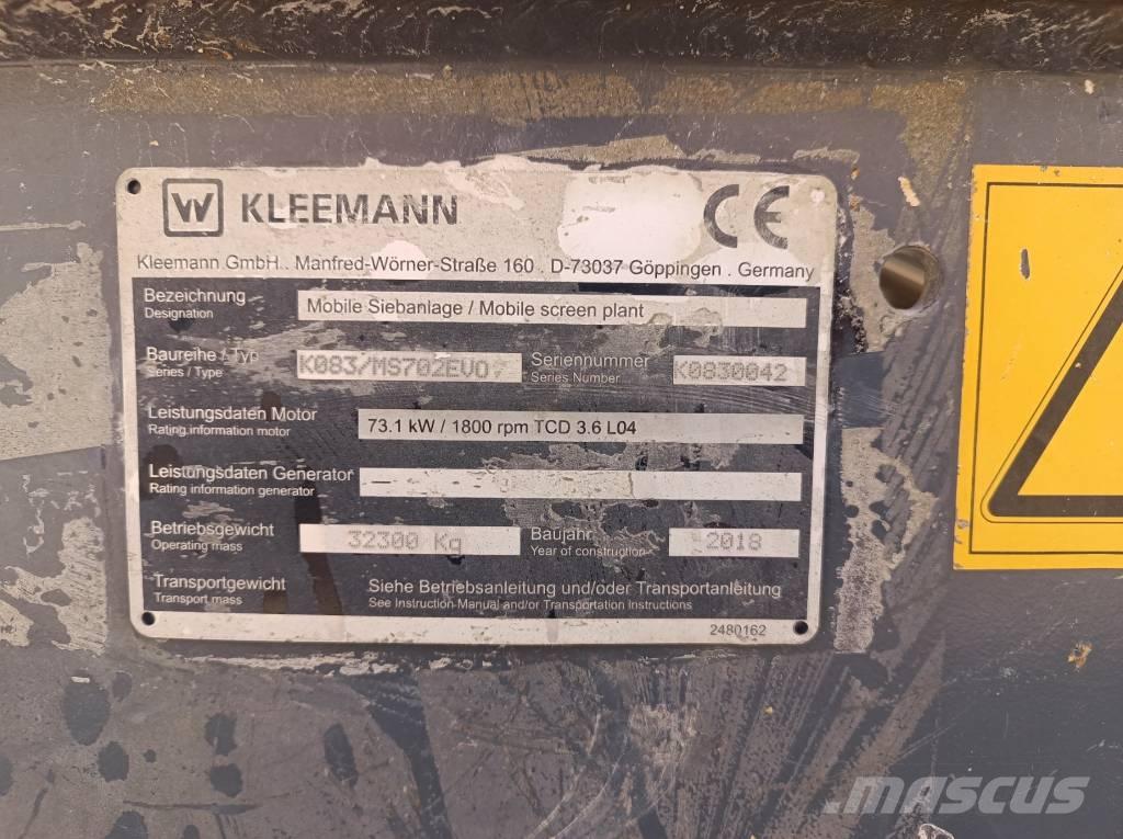 Kleemann MS 702 Evo Mobilūs sietai