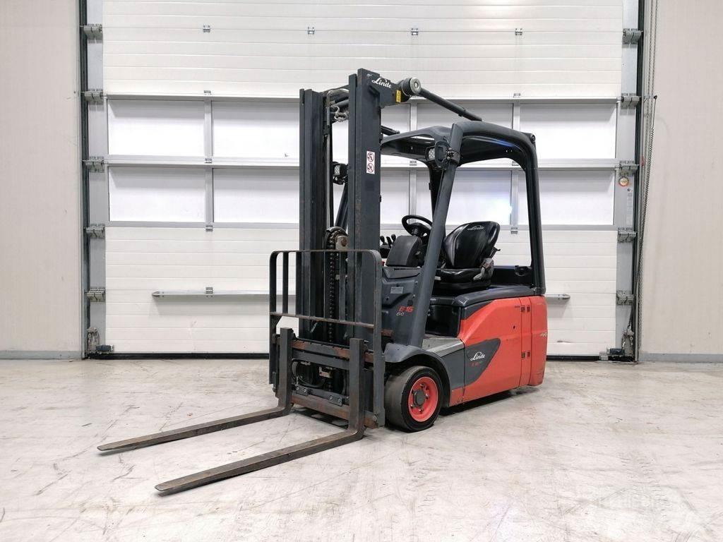 Linde E16-02 Elektriniai šakiniai krautuvai