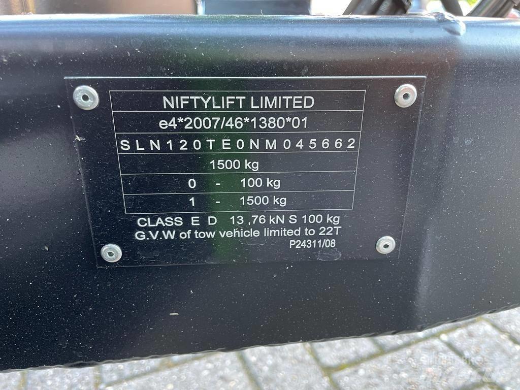 Niftylift 120T Ant priekabų montuojamos kėlimo platformos