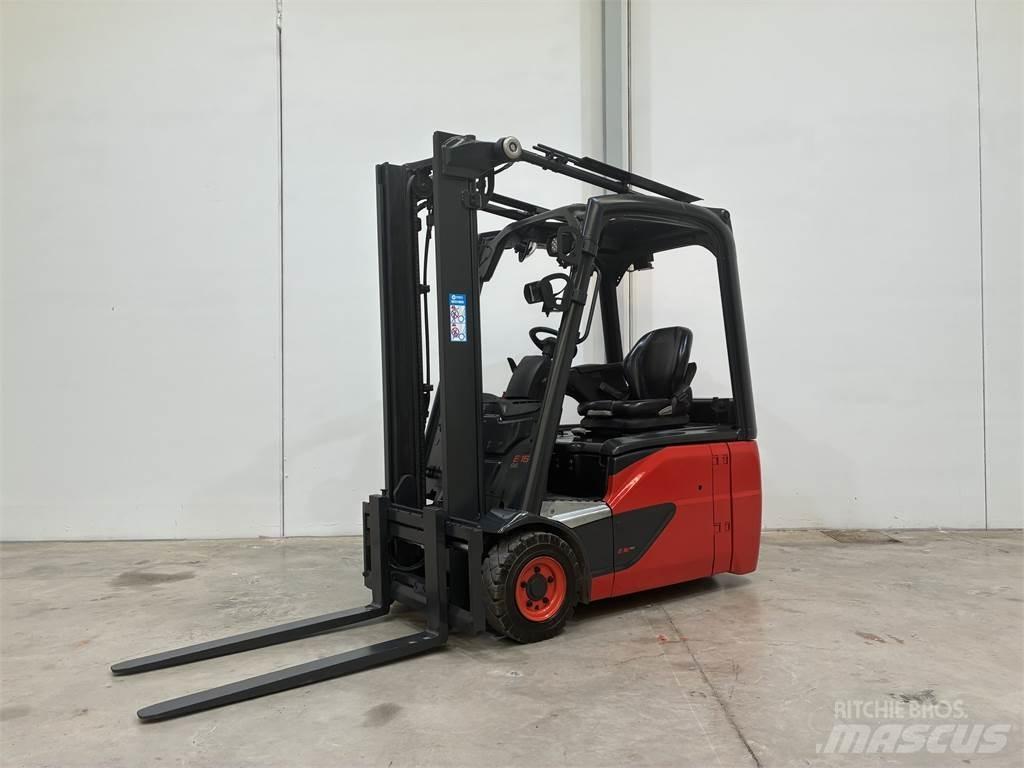 Linde E16 02 Elektriniai šakiniai krautuvai
