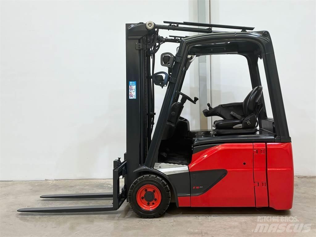 Linde E16 02 Elektriniai šakiniai krautuvai