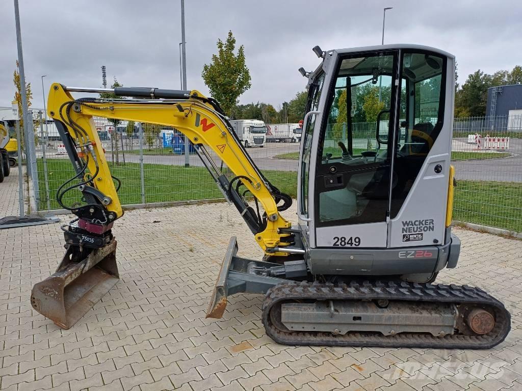 Wacker Neuson EZ26 Vikšriniai ekskavatoriai