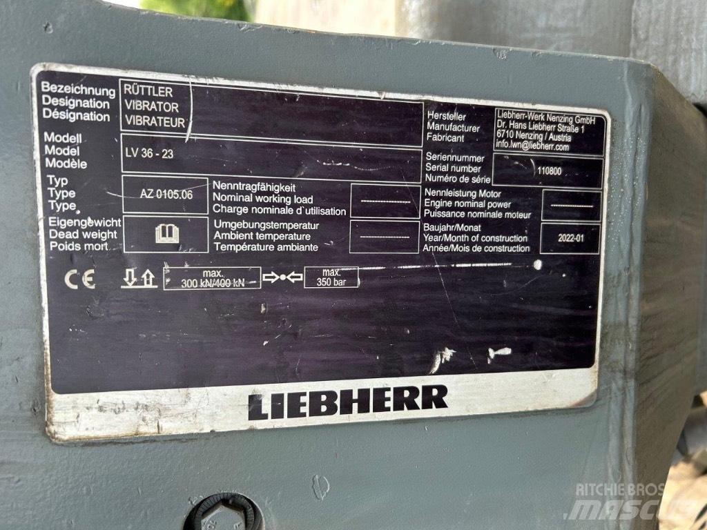 Liebherr LV36 Vibraciniai poliakaliai