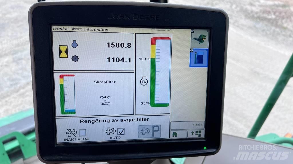 John Deere S 690 Derliaus nuėmimo kombainai