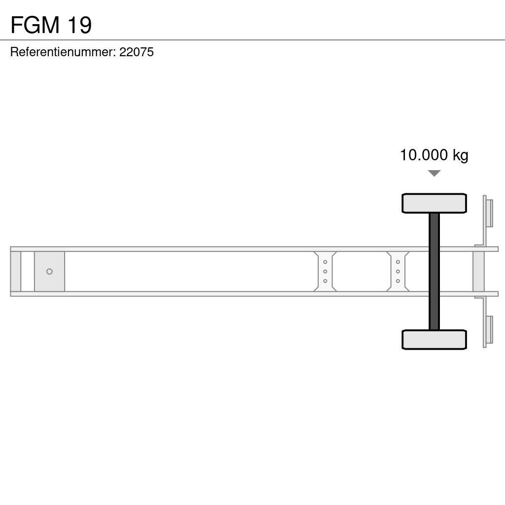 FGM 19 Autovežių puspriekabės