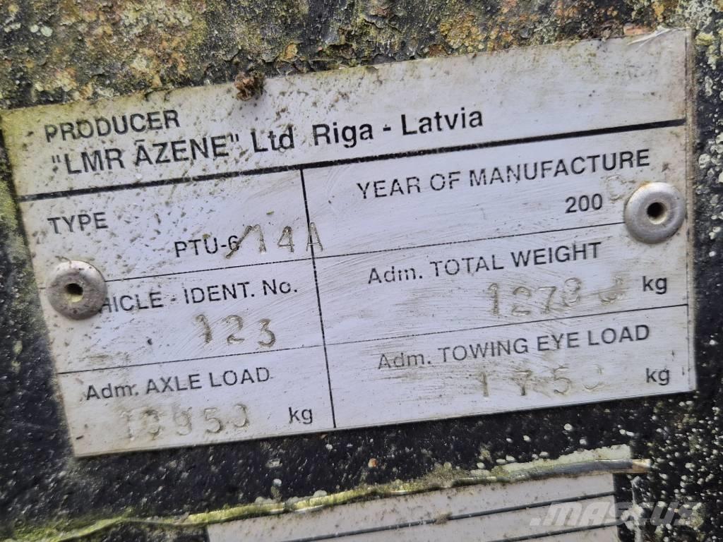 Tempo PTU-6/14A Mėšlo barstytuvai