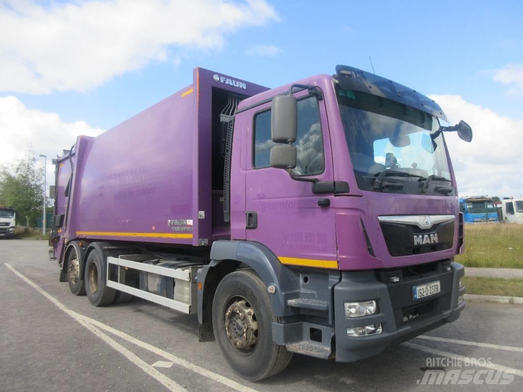 MAN TGM26.290 Šiukšliavežės