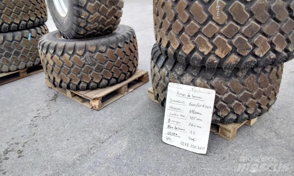Alliance 600/55R26.5 Padangos, ratai ir ratlankiai