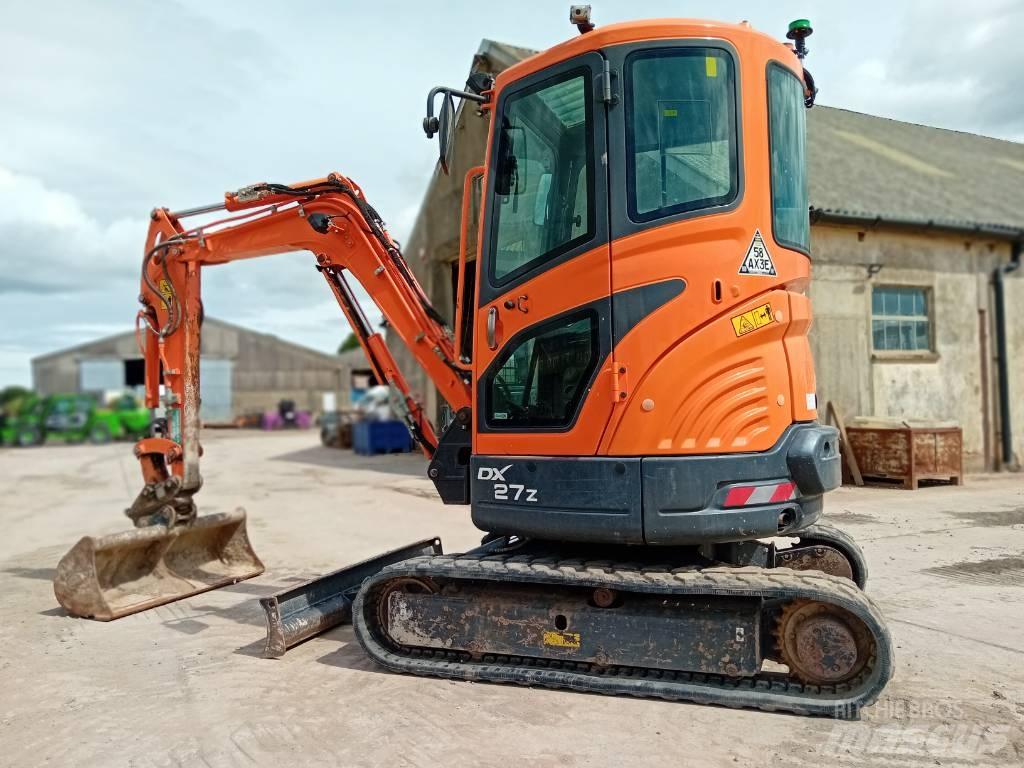Doosan DX 27 Z Mini ekskavatoriai < 7 t