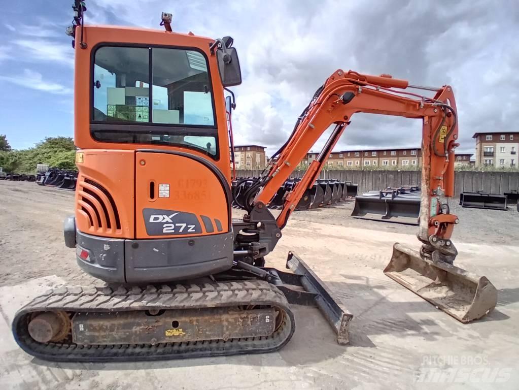 Doosan DX 27 Z Mini ekskavatoriai < 7 t