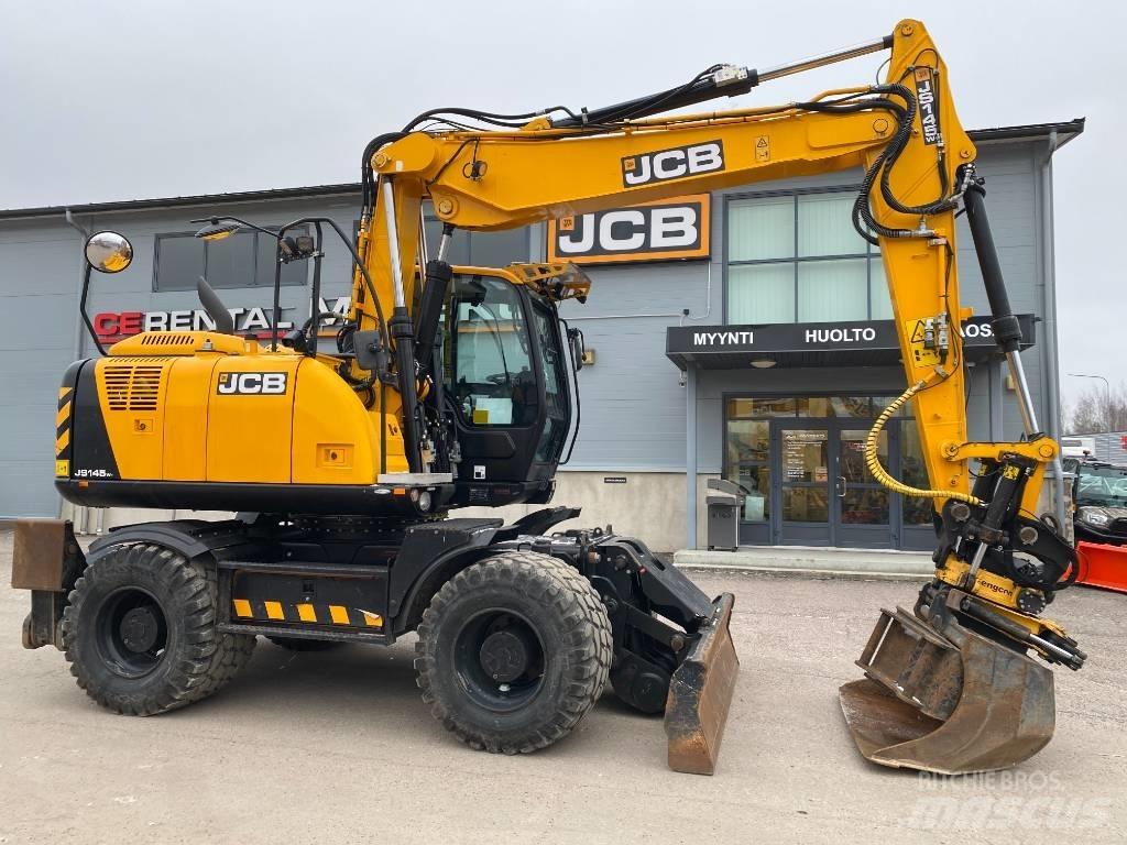 JCB JS145W TAB T4F Ratiniai ekskavatoriai