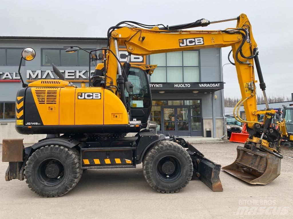 JCB JS145W TAB T4F Ratiniai ekskavatoriai