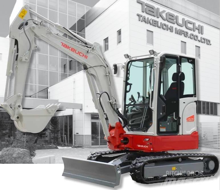 Takeuchi TB335R Mini ekskavatoriai < 7 t