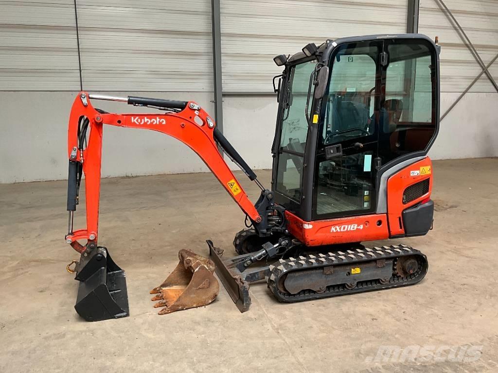Kubota KX 018-4 Mini ekskavatoriai < 7 t